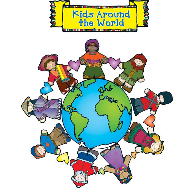 Kids Around The World Bulletin Board Set