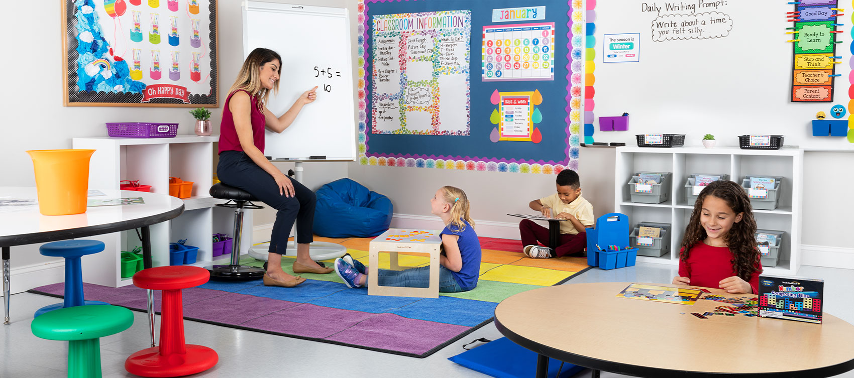 Flexible Seating Options in The Classroom & Home Learning Environments -  Therapro Blog