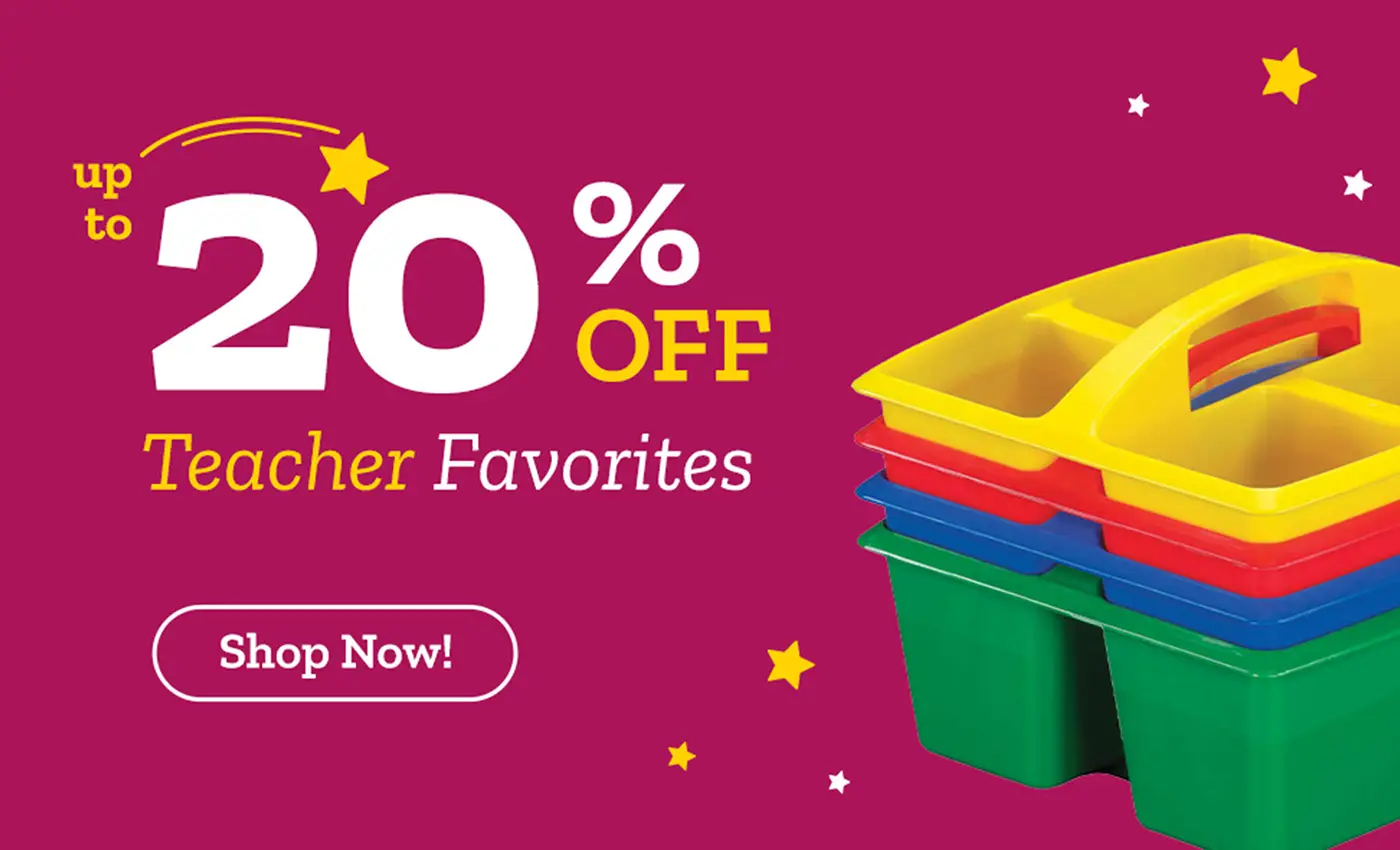 up to 20% Off Teacher Favorites