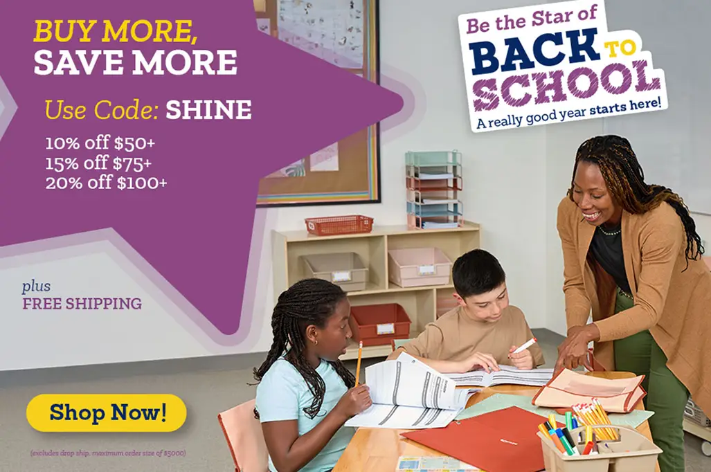 Buy More, Save More, Use Code: SHINE