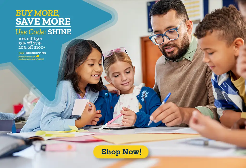 Buy More, Save More, Use Code: SHINE