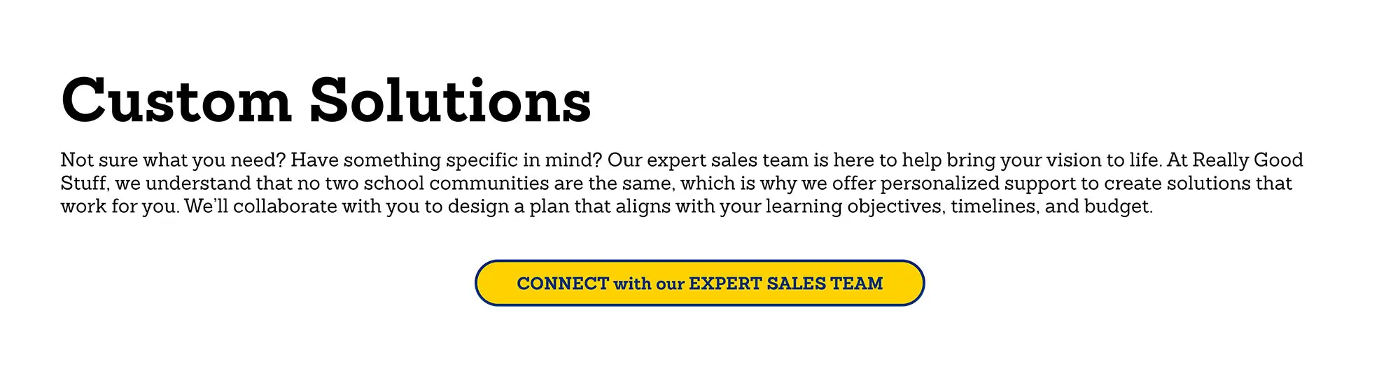 Custom Solutions